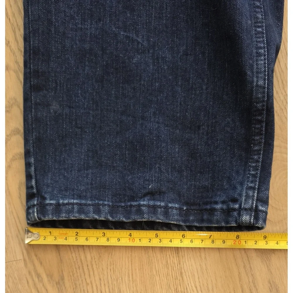 Levi's Relaxed Straight‎ Jeans Dark Blue Denim Dark Wash Cotton Men's